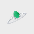 Emerald Solitaire Ring