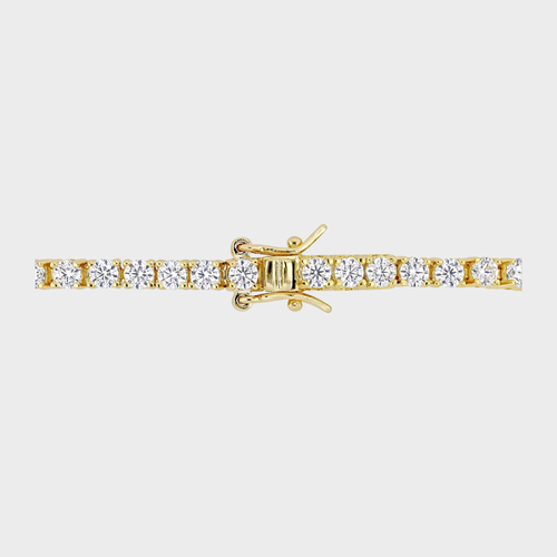 5 1/10Ct DEW Created Moissanite Bracelet