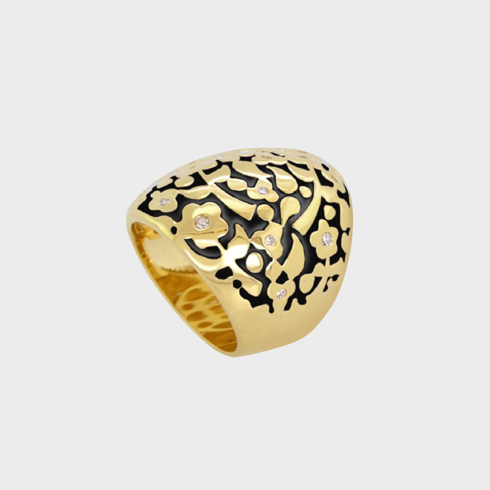 Flowers Cocktail Ring