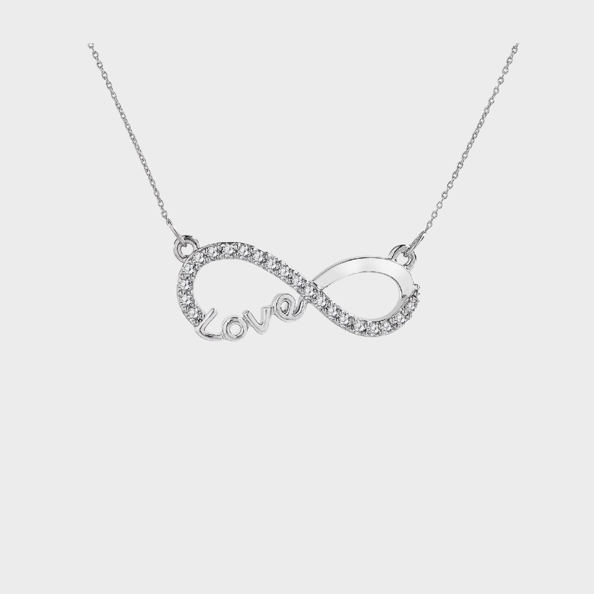Infinity Love Pendant Necklace
