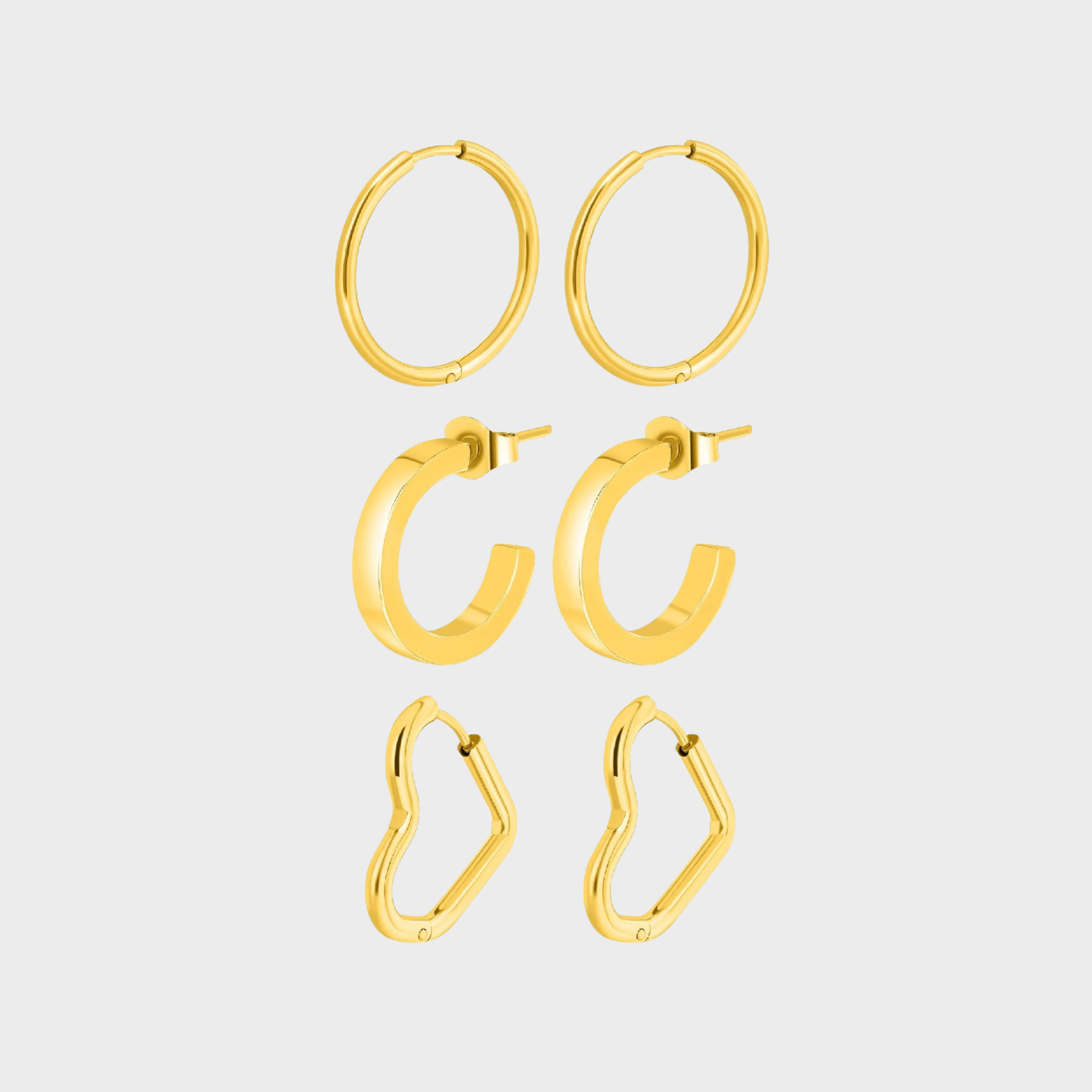 3 Pairs Women Earrings