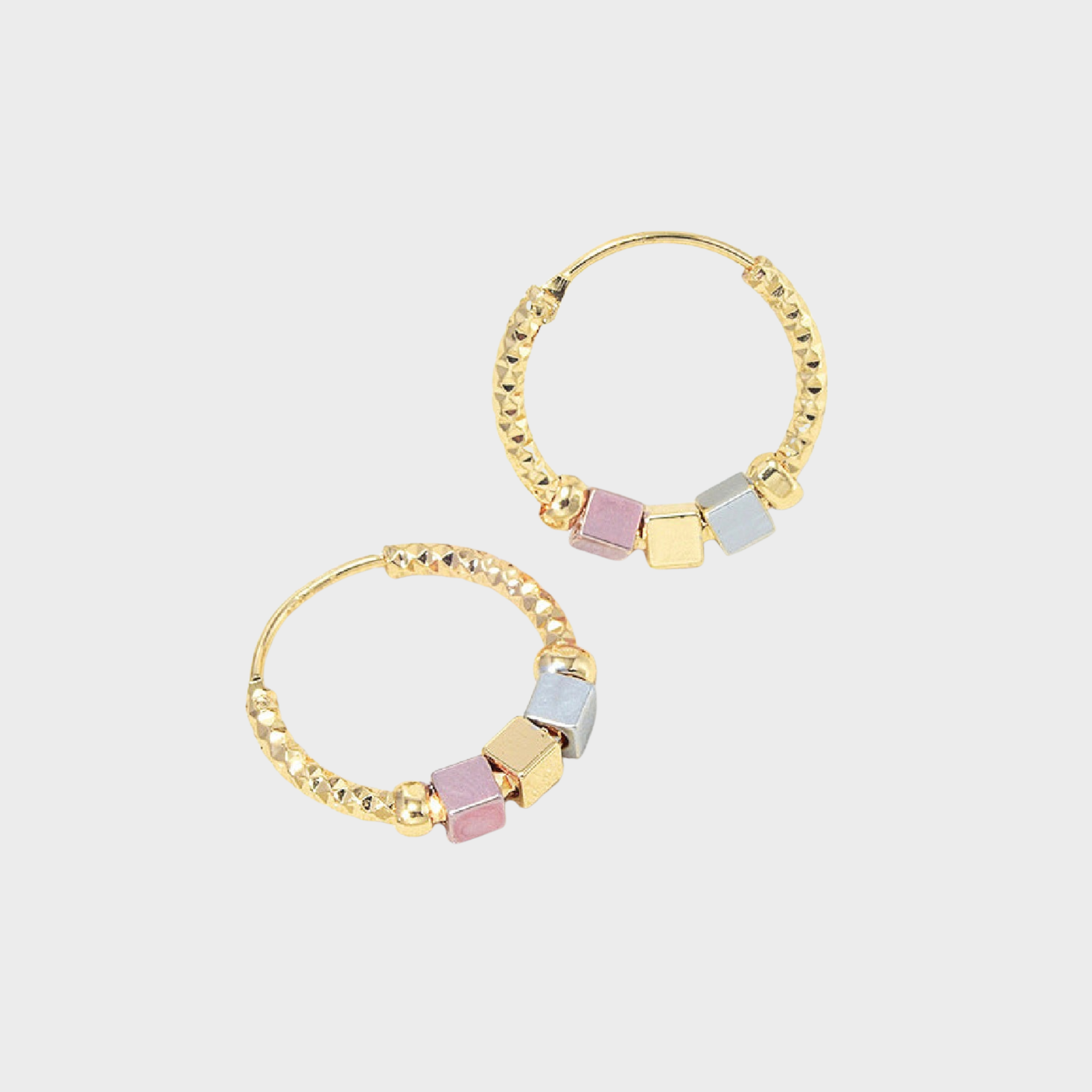 Hollow Rosette Earrings