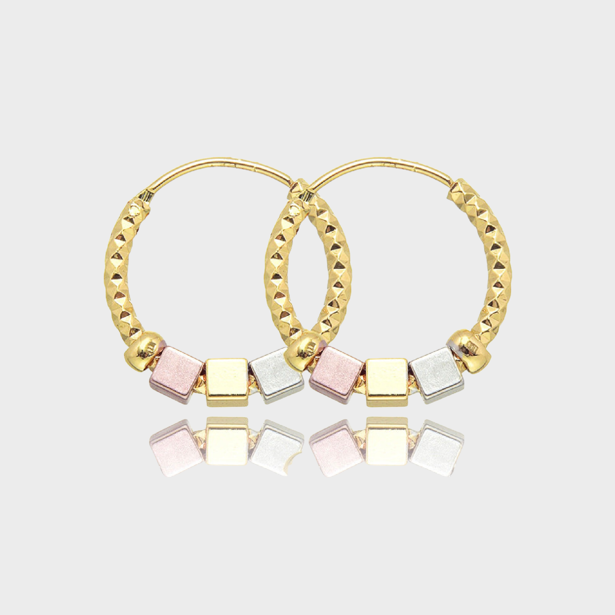 Hollow Rosette Earrings