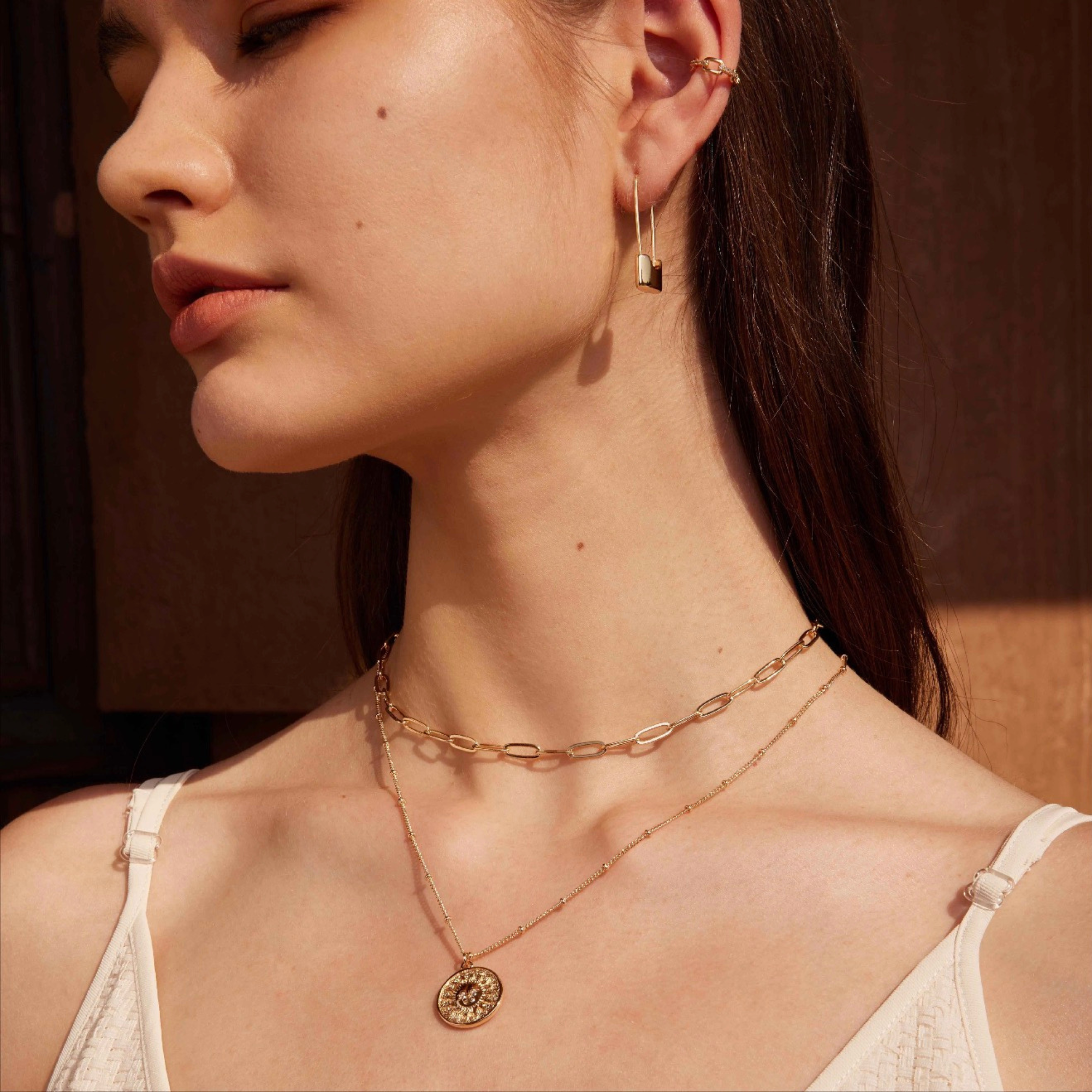 Circle Coin Retro Necklace