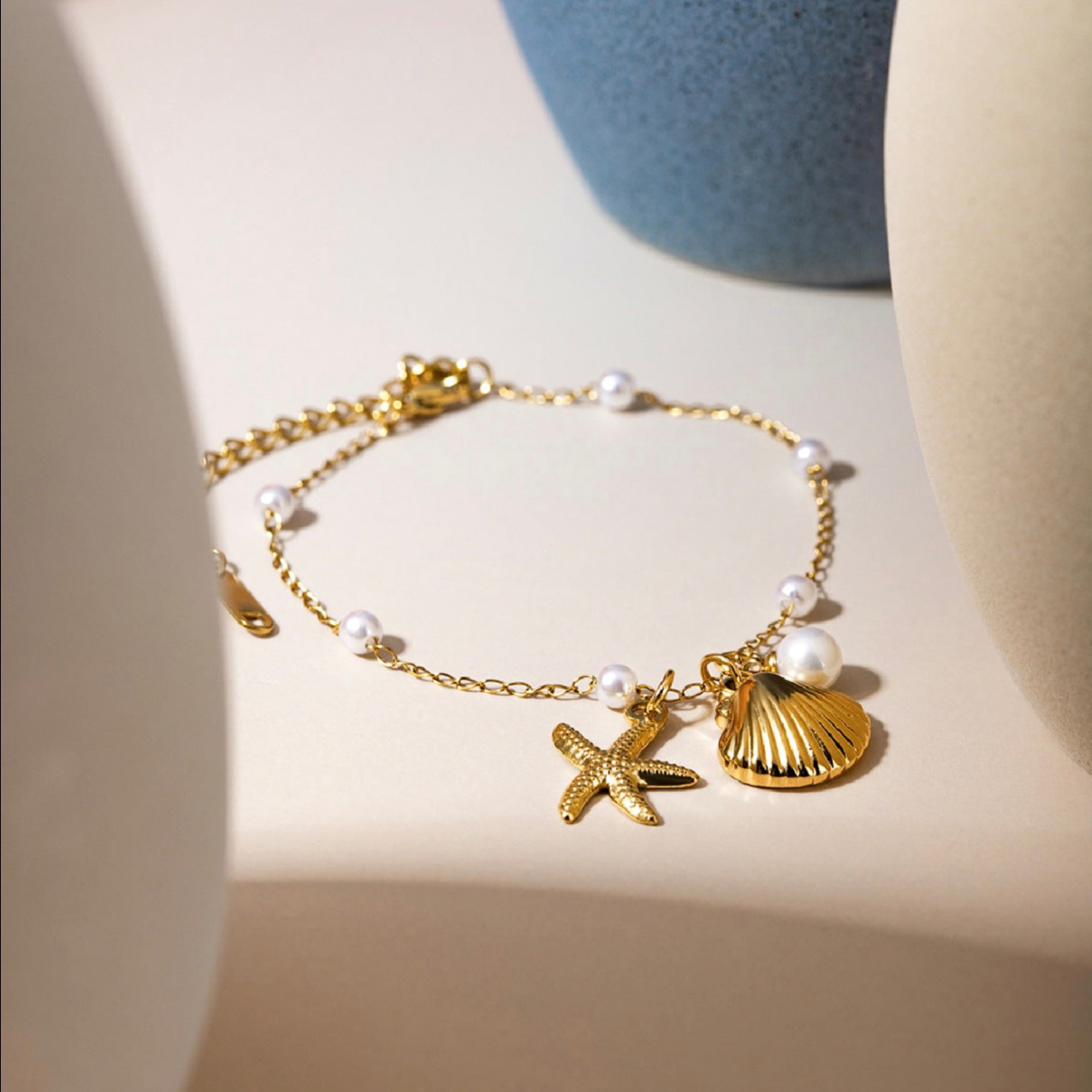 Starfish Pendant Bracelet