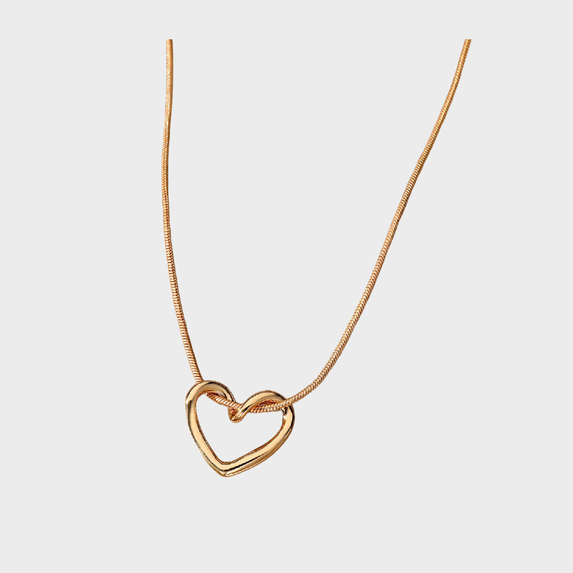 Hollow Heart Necklace