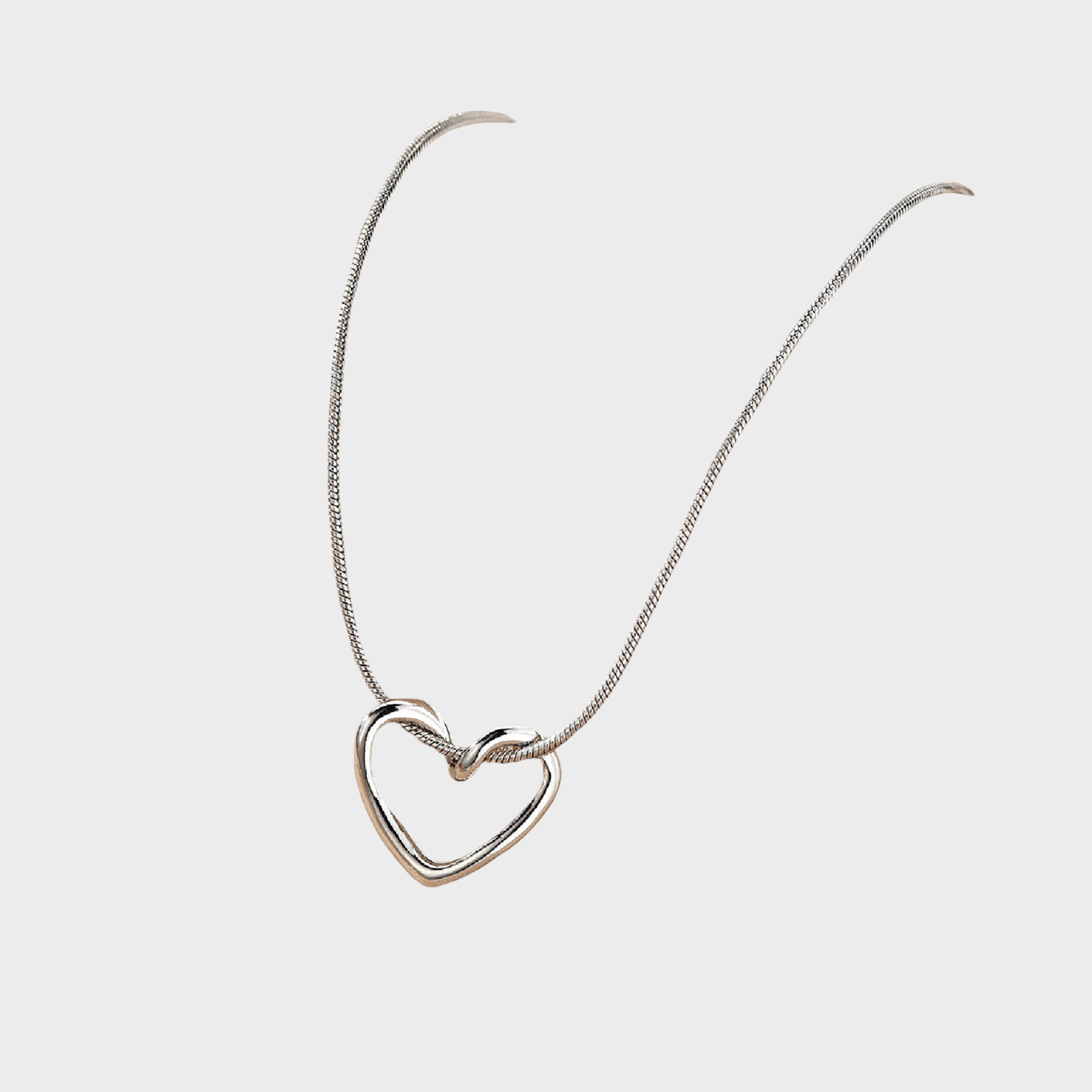 Hollow Heart Necklace